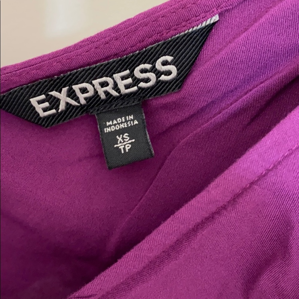 Express Ruffle Tank Tie Back - Picture 7 of 7
